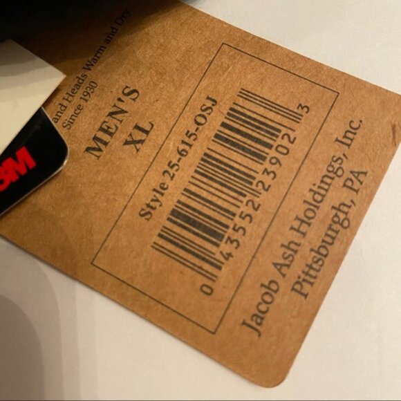 JACOB ASH MENS NEW GLOVES BLACK THINSULATE WATERPROOF BREATHABLE SIZE XL NWT - Picture 6 of 6